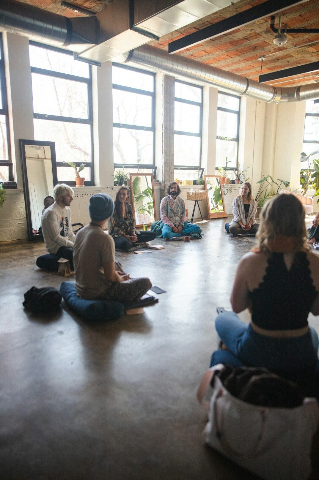 group meditation session
