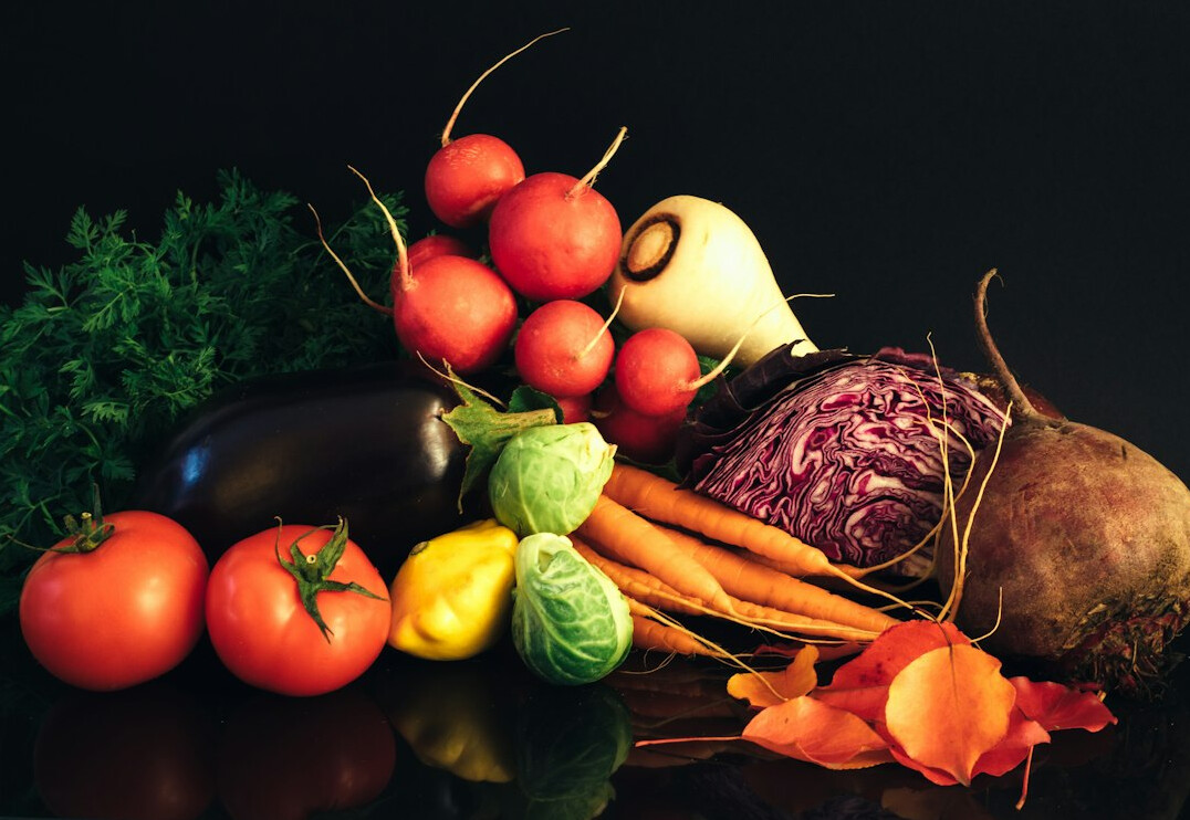 healthy vegetables and fruits